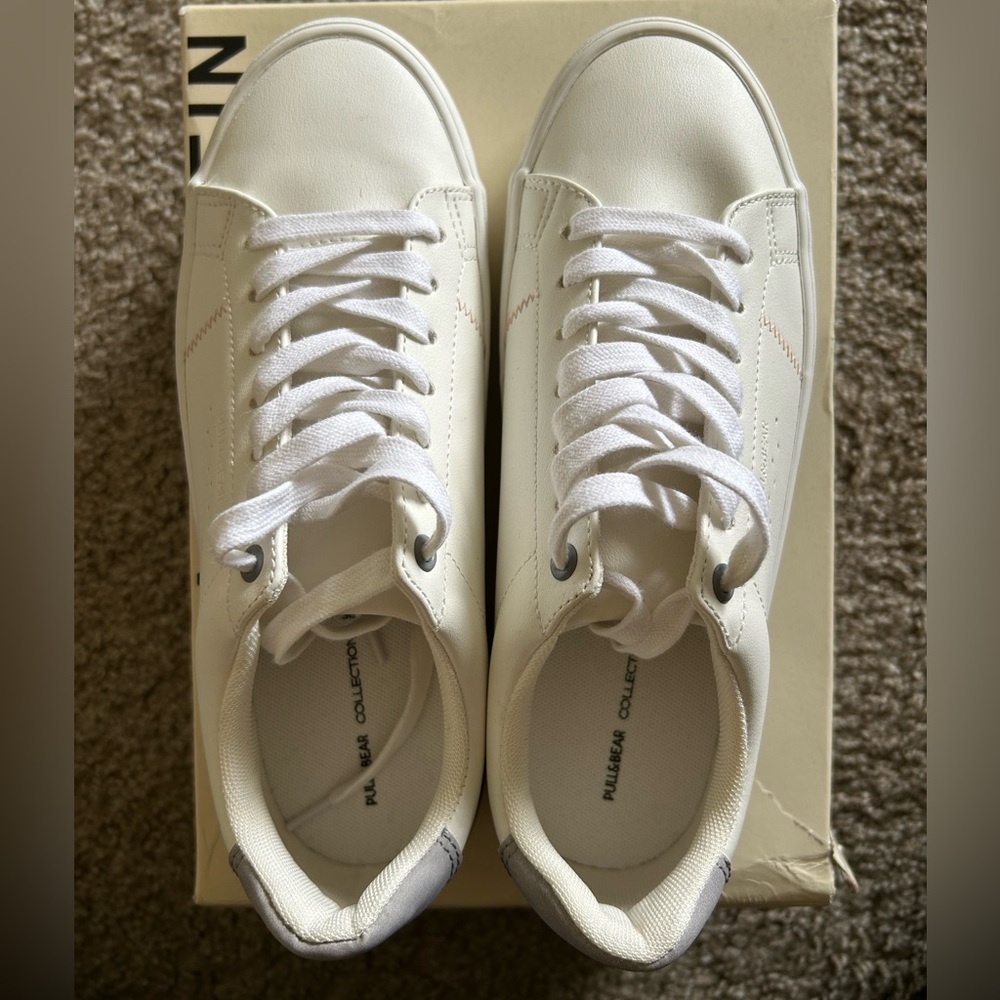 Pull&Bear Women’s Basic Plimsolls Sneakers Size 7… - image 3